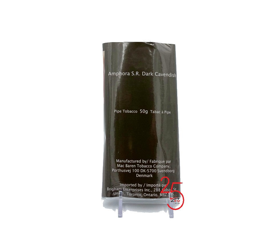 Amphora Dark Cavendish 50g Pipe Tobacco TSC Inc.