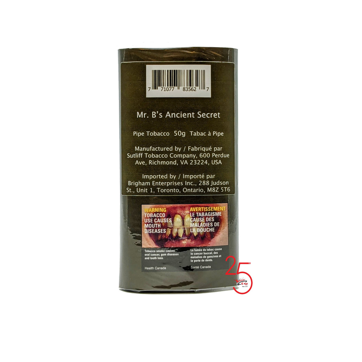 Mr. B's Ancient Secrets 50g Pipe Tobacco – TSC