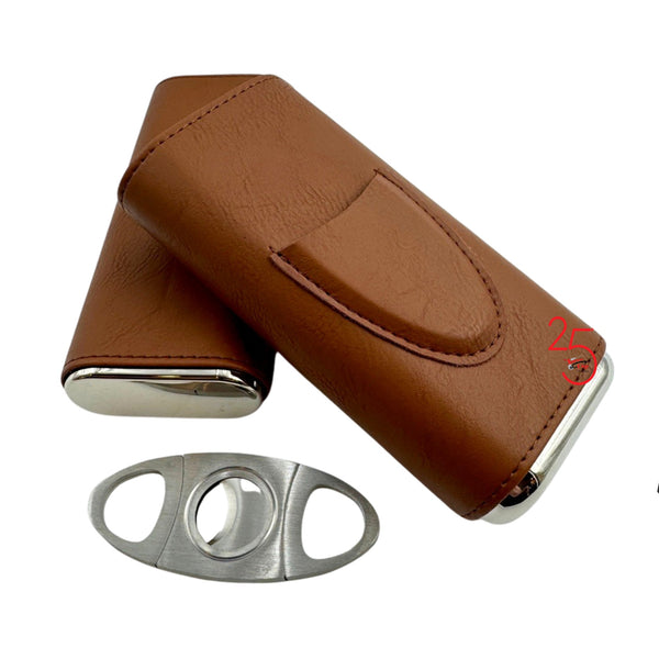 Three Finger 64 Ring Cigar Case With Cutter Reguler $59.99 ON SALE $49.99... Click here to see Collection!