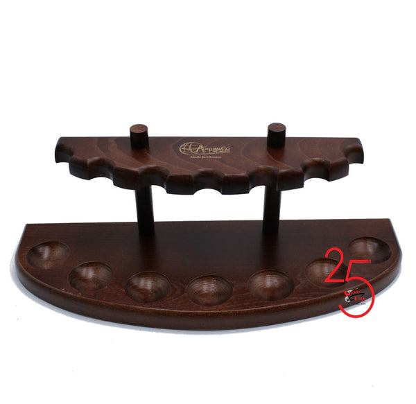 Anton 7 Pipe Wooden Pipe Stand