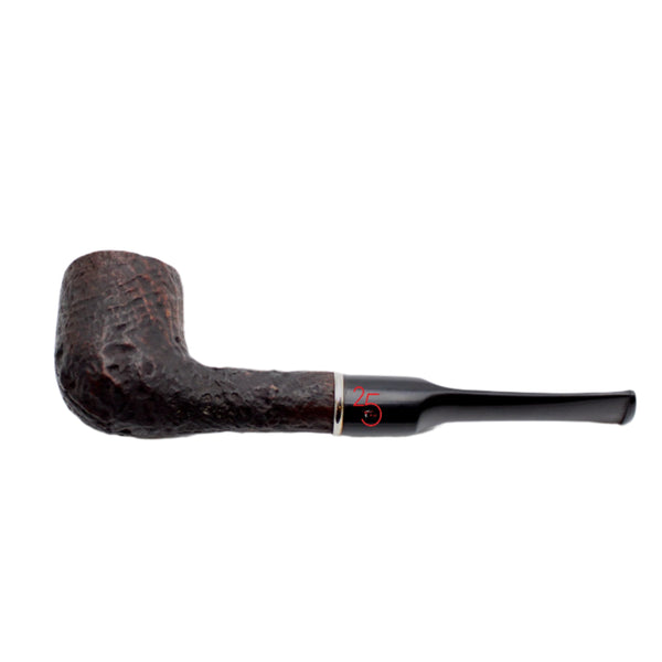 A collection of hand-crafted smoking pipes made from briar wood, displayed in various styles and finishes.