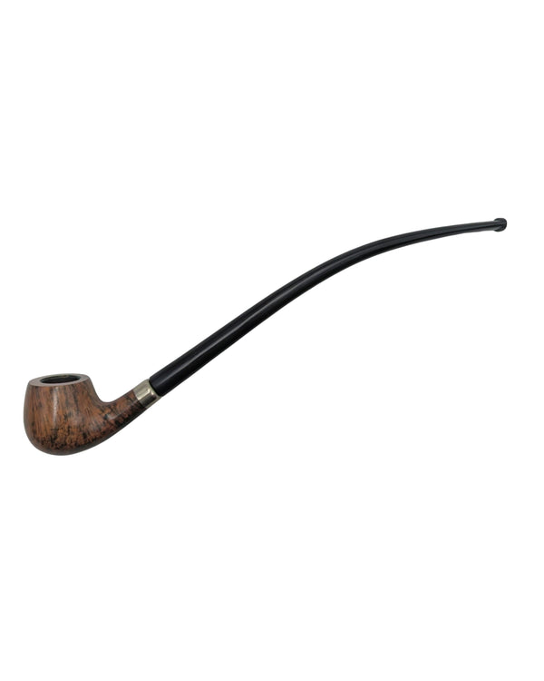  Albanian Churchwarden pipe with long stems, made of aged Briar