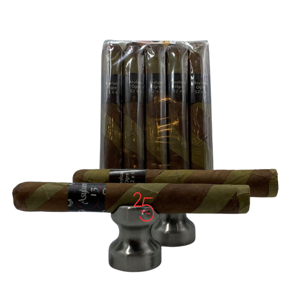 Asylum 13 Ogre 6 x 52…BUY 5 ASYLUM 13 CIGARS and Receive a $47 value for a NICKEL!