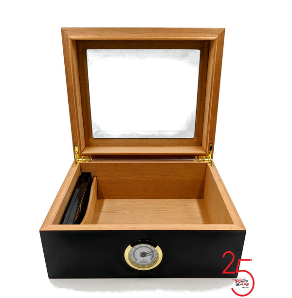 Artisan Mahogany 50+ Cigar Capacity Glasstop Humidor + Receive $41.98 in FREE Goods with Purchase!*