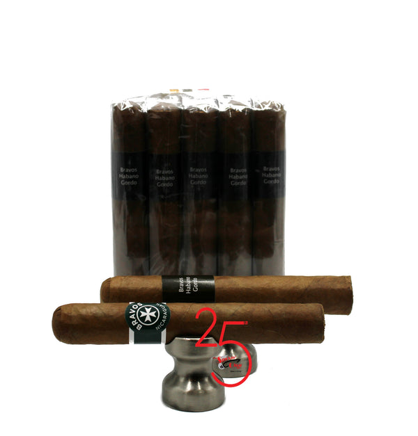 Bravos Gordo Habano Natural...SAVE 10% ON A BUNDLE OF 20