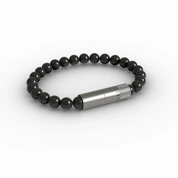 Les Fines Lames Punch Bracelet Black Onyx