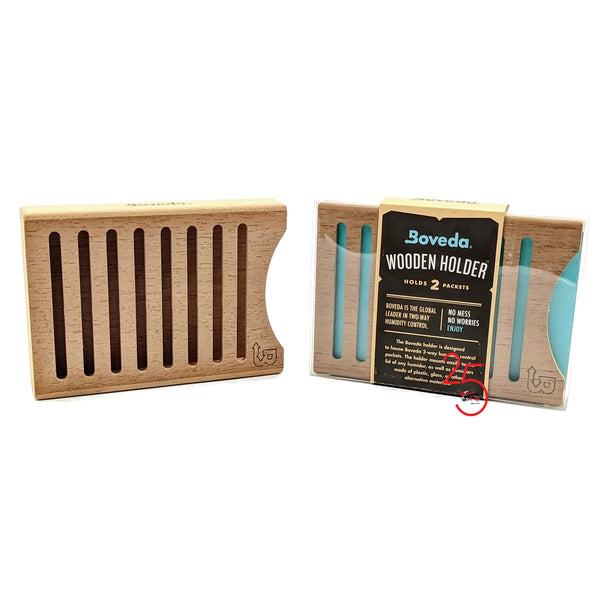 Wooden Boveda 2 Pack Holder for Humidors (Stacked)