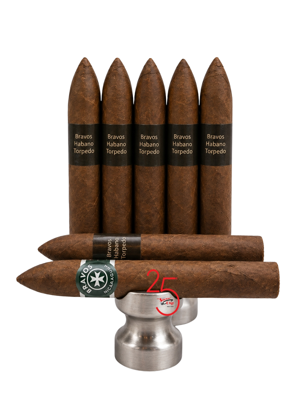 Bravos Torpedo Habano Natural...SAVE 10%