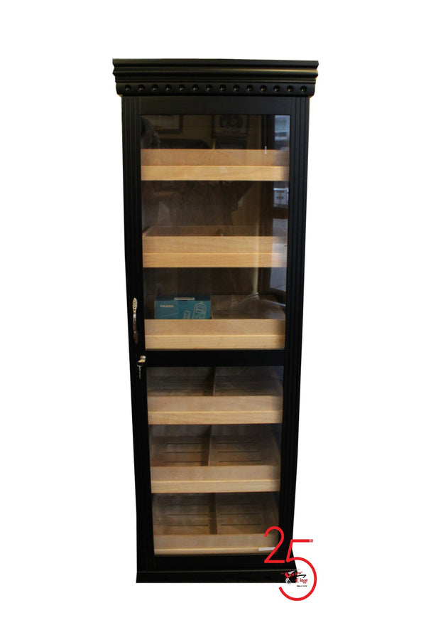 Black Tower Humidor 2000+ Cigar Capacity. NOT AVAILABLE FOR SHIPPING, LOCAL PICK-UP ONLY!