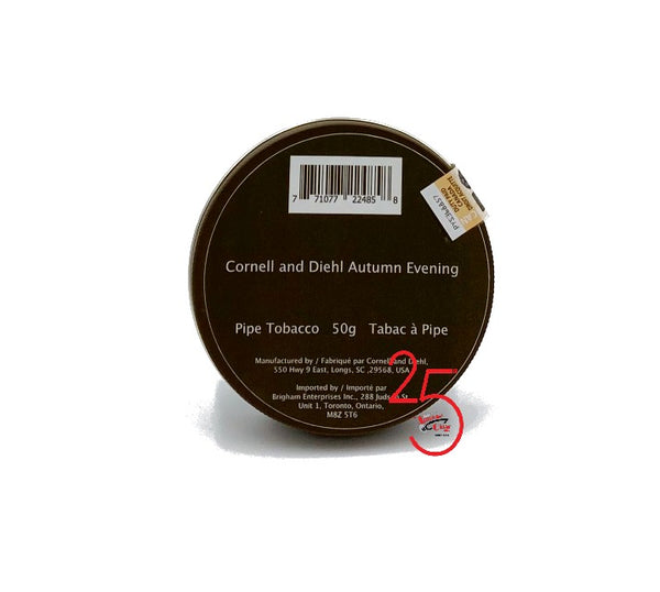 Cornell and Diehl Autumn Evening 50g Pipe Tobacco