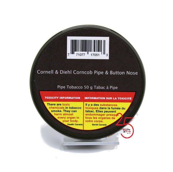 Cornell and Diehl Corn Cob Pipe and Button Nose 50g Pipe Tobacco