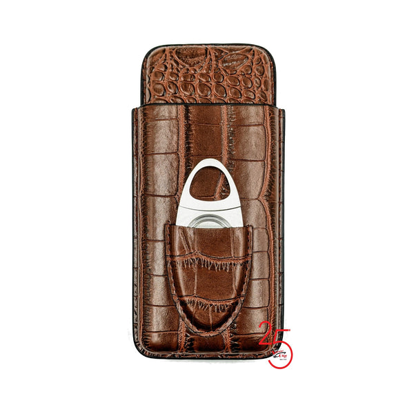 3 Finger Cigar Case with Cutter. Click here to see Collection!