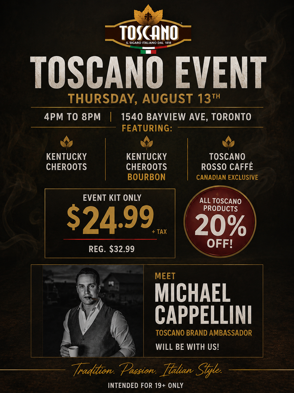 Toscano Night Thursday, August 13th 4-8pm!
