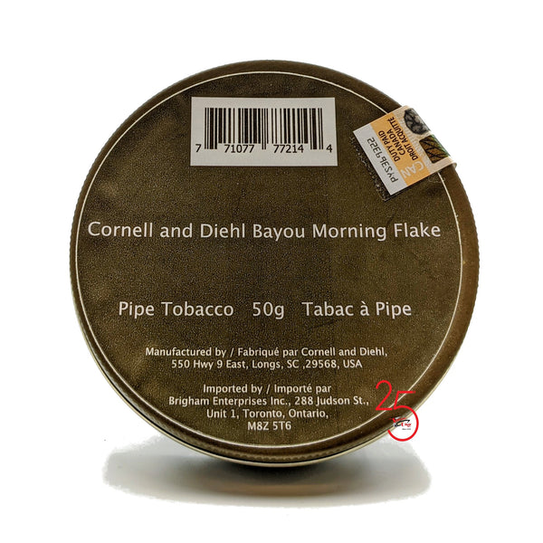 Cornell and Diehl Bayou Morning Flake 50g Pipe Tobacco