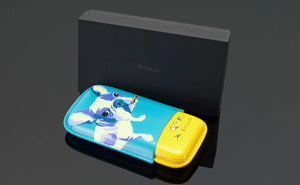 SIGLO Three Cigar Leather Dog Cigar Case