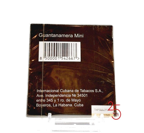 Guantanamera Minis Pack of 20... SAVE 10% - TSC Inc. Guantanamera Cigarillos