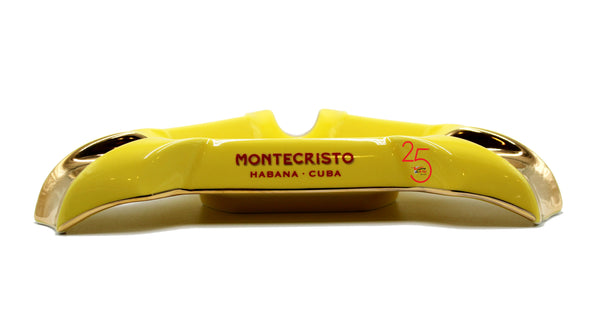 Montecristo Triangular Three Cigar Ashtray...Regular $249.99 ON SALE $229.99