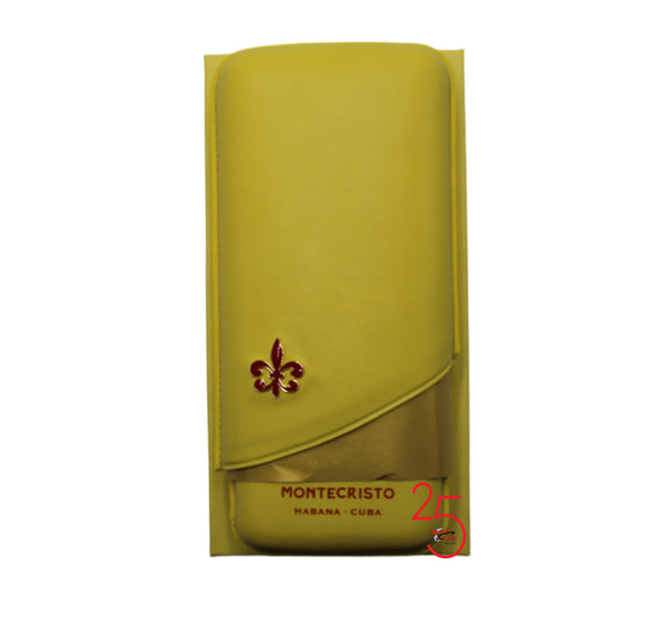 Montecristo 3 Finger Yellow Cigar Case...Regular $269.99 ON SALE $224.99