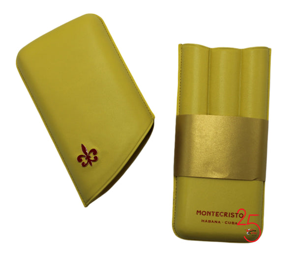 Montecristo 3 Finger Yellow Cigar Case...Regular $269.99 ON SALE $224.99