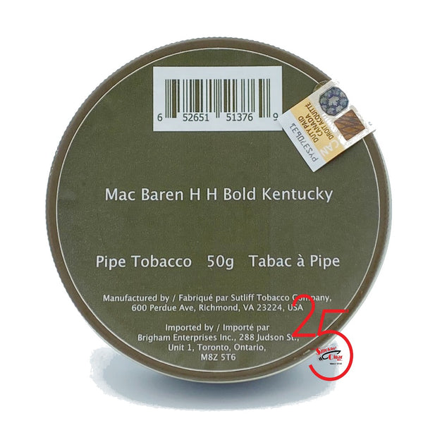 Mac Baren H H Bold Kentucky 50g Pipe Tobacco