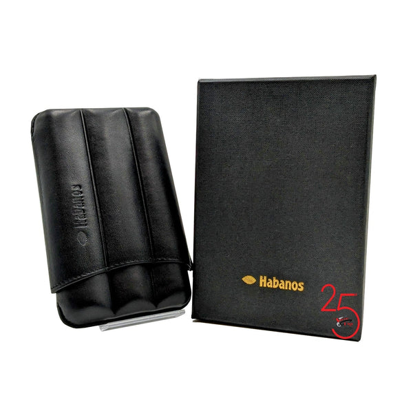 Habanos Black Three Cigar Case.