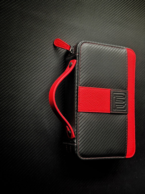 Project Carbon Cigar Case Black/Red Carbon (2024 VERSION)