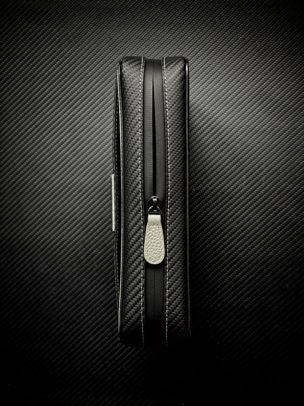 Project Carbon Cigar Case Black/White Carbon (Panda) (2024 VERSION)