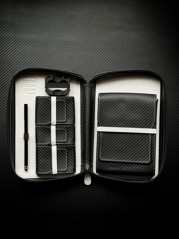 Project Carbon Cigar Case Black/White Carbon (Panda) (2024 VERSION)