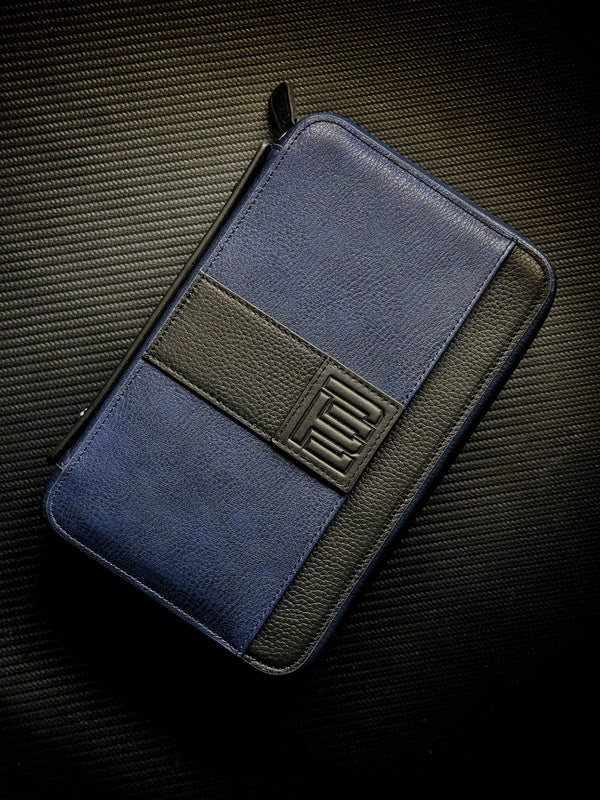 Project Carbon Cigar Case Blue Black Leather (Tectical Blue)(2024 VERSION)