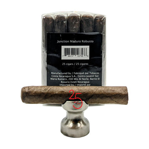 Junction Robusto Maduro. Regular Price $4.99 on SALE $3.20 when you buy a bundle of 25! - TSC Inc. Junction Cigar