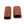 Brown Leather Two Finger 60 Ring Cigar Case.
