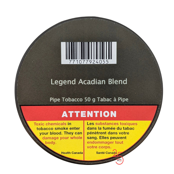 Legend Acadian Blend 50g Pipe Tobacco