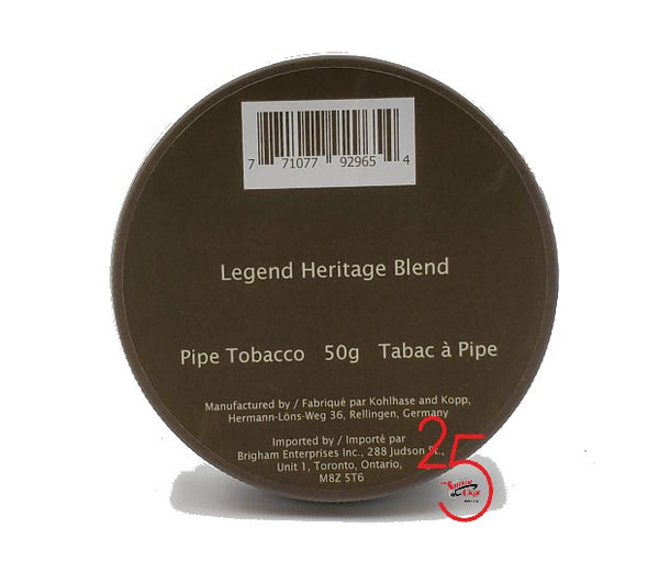 Legend Heritage Blend 50g Pipe Tobacco