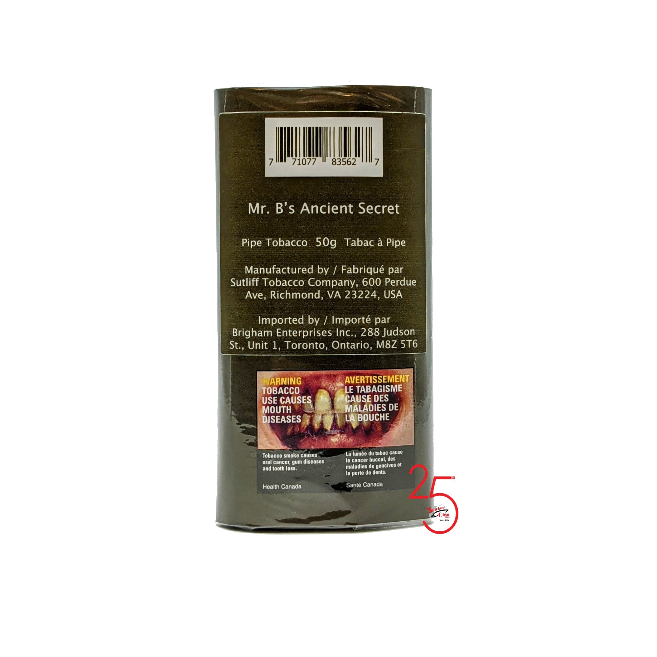 b's tobacco Mr. B's Ancient Secrets 50g Pipe Tobacco – TSC b's tobacco Mr. B's Ancient Secrets 50g Pipe Tobacco – TSC