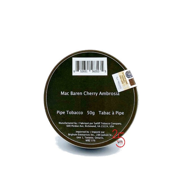 Mac Baren Cherry Ambrosia 50g Pipe Tobacco