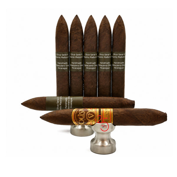Oliva Serie V Melanio Maduro Figuardo Box Pressed 6 1/2" x52