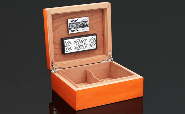 Siglo Tangy Orange 50+ Cigar Capacity Humidor