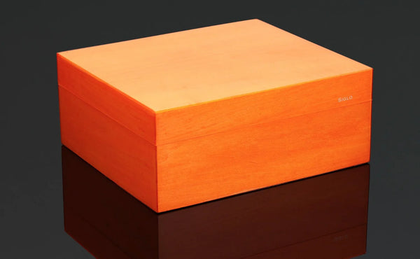 Siglo Tangy Orange 50+ Cigar Capacity Humidor