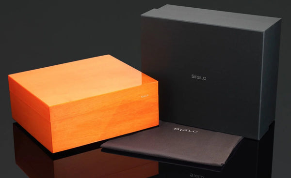 Siglo Tangy Orange 50+ Cigar Capacity Humidor