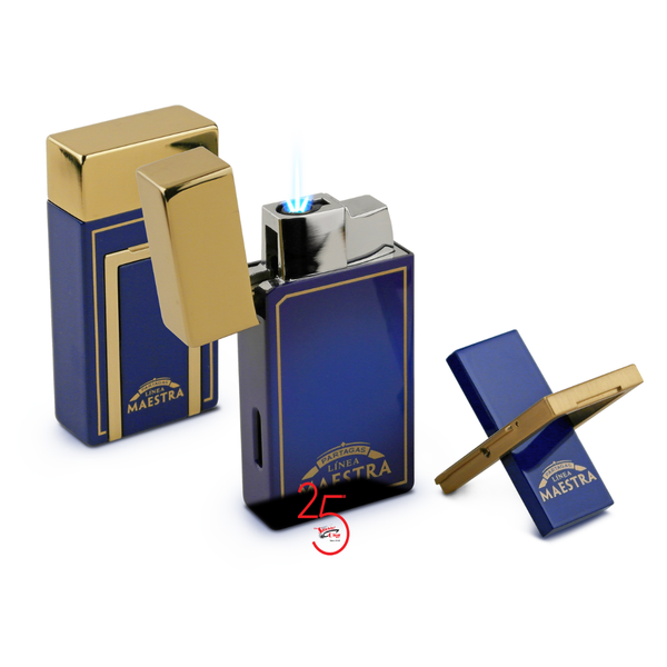 Partagas Maestra Lighter and Cigar Stand Set