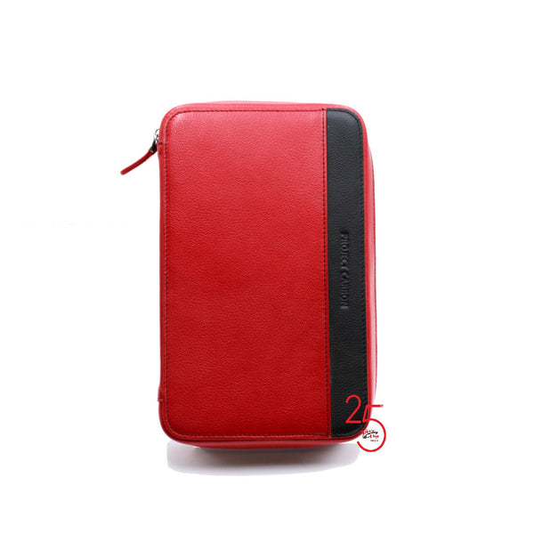 Project Carbon Cigar Case "Ronin Red" Red/Black Leather