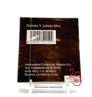Romeo Y Julieta Minis Pack of 20... SAVE 10% - TSC Inc. Romeo y Julieta Cigarillos