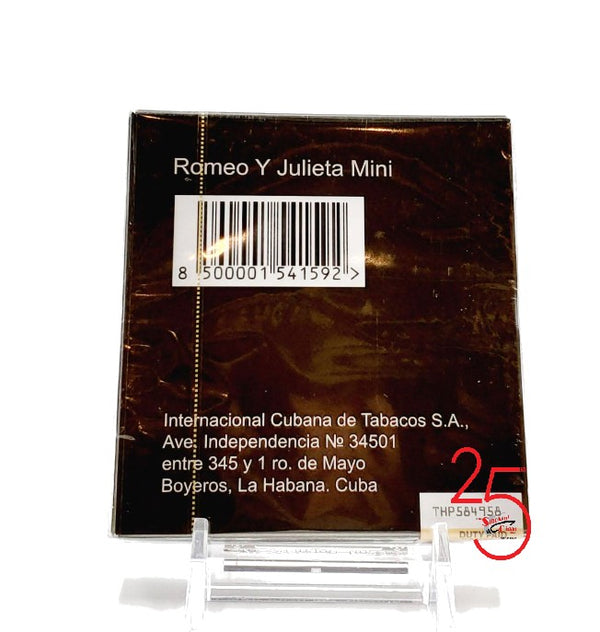 Romeo Y Julieta Minis Pack of 20... SAVE 10%