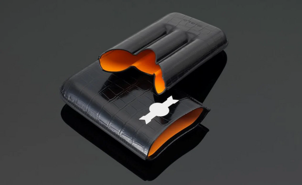 SIGLO Three Cigar Leather "My Cigar Case" Cigar Case