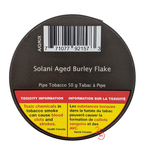 Solani Aged Burley Flake 50g Pipe Tobacco