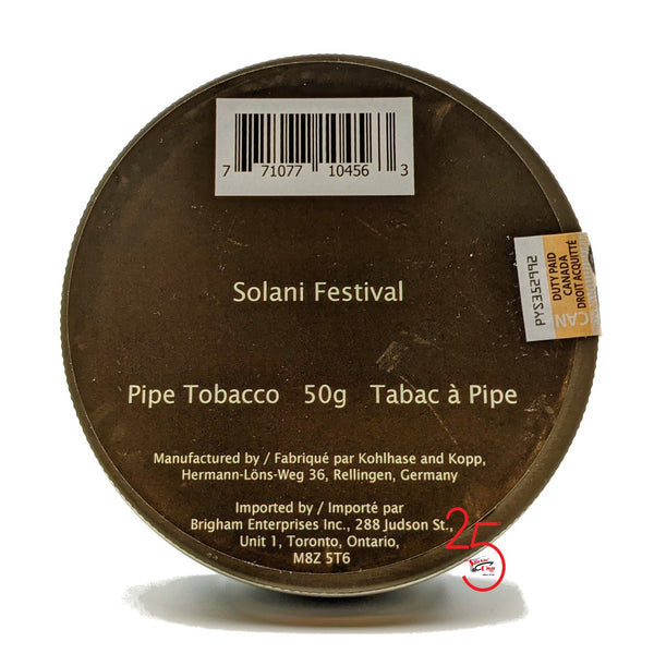 Solani Festival Pipe Tobacco 50g