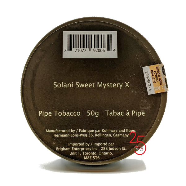 Solani Sweet Mystery X 50g Pipe Tobacco