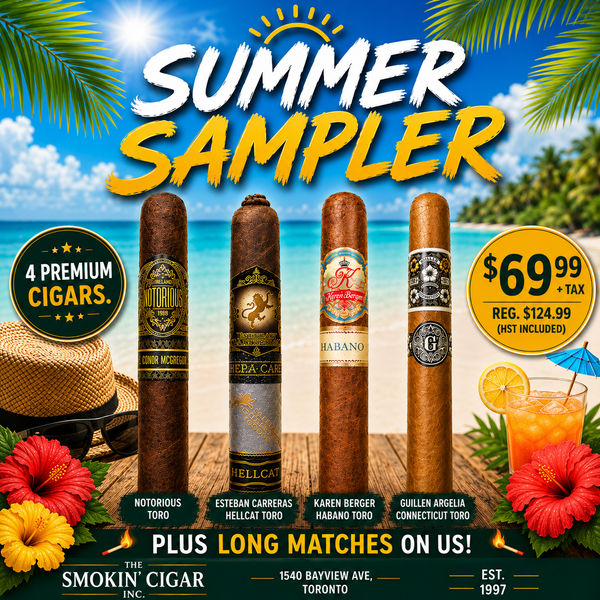 Summer Sampler pack of Four Cigars