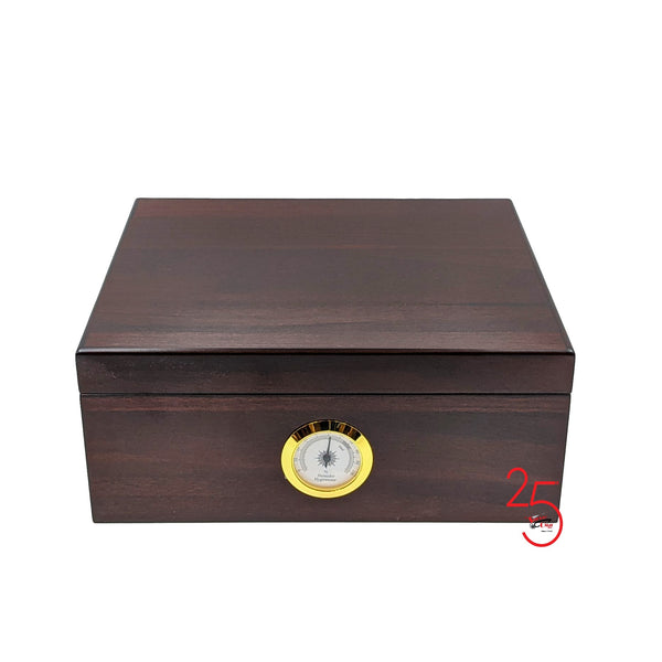 Trademark 50+ Cigar Capacity Humidor + A FREE Bottle of our Humidor Solution ( $16.99 473ml).