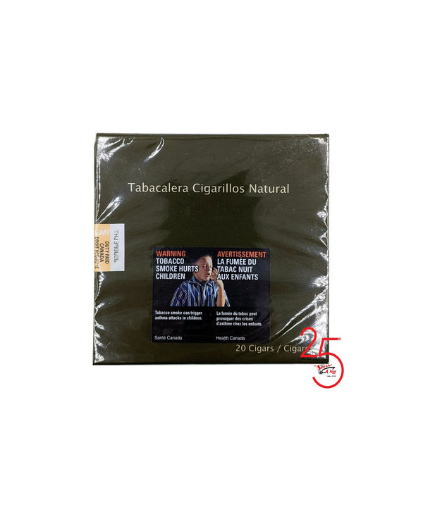 Tabacalera Cigarillos Natural Package of 20